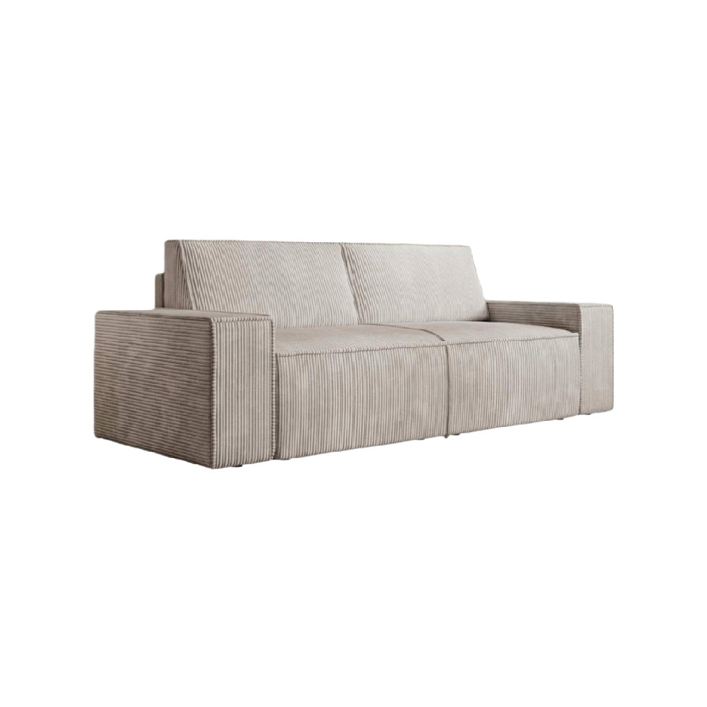 Sofa bed for living room use in fabric material - 220 x 92 x 85