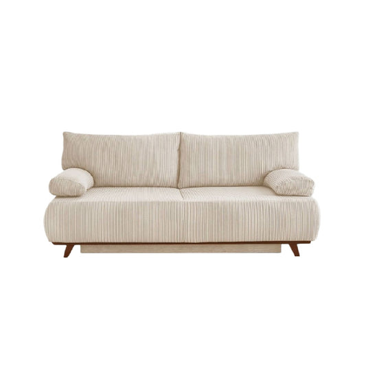 Sofa for living room in fabric upholstery - 200 x 90 x 80